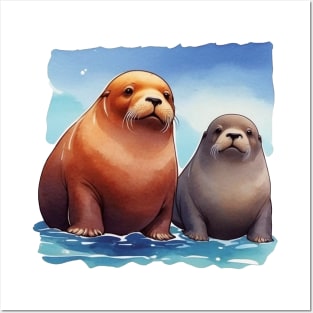 Walrus Posters and Art